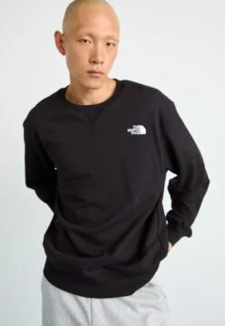 The North Face ESSENTIAL LITE CREW - Sweatshirt - Black -Zalando UK-Outlet 514c5c769fa64acd807e731bf443057b