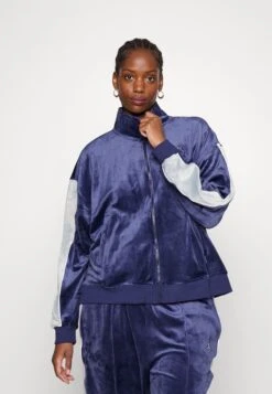 Jordan Flight - Zip-Up Sweatshirt - Midnight Navy/Stealth/White