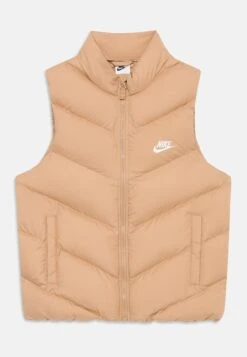 Nike Sportswear PUFFER UNISEX - Waistcoat - Hemp/white
