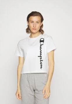 Champion Crewneck - Print T-Shirt - White