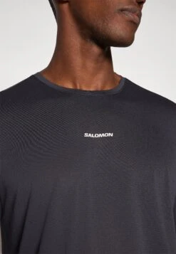 Salomon SHKOUT CORE TEE - Basic T-shirt - Deep Black -Zalando UK-Outlet 531e358ffb834ecc817983233f662475