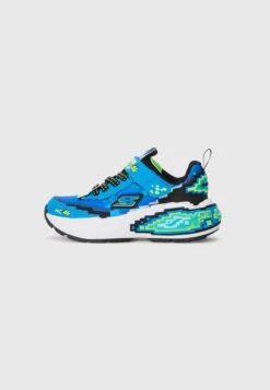 Skechers MEGA CRAFT 4K - Trainers - Blue/lime/black
