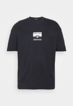 Emporio Armani Print T-Shirt - Blu Navy -Zalando UK-Outlet 53d8c810673b48dc9b7358ddf01e762d