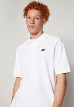 Nike Sportswear CLUB - Polo Shirt - White/black -Zalando UK-Outlet 54403fb8f0584c70bd57acb414b869fa