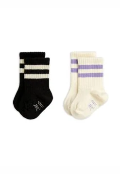 Mini Rodini STRIPE SOCK 2 PACK UNISEX - Socks - Offwhite