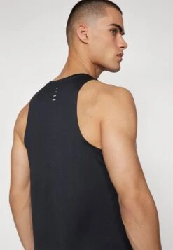 Nike Performance STRIDE TANK - Top - Black/reflective Silver -Zalando UK-Outlet 54b267ec2c594739bd9140bb6541a91f
