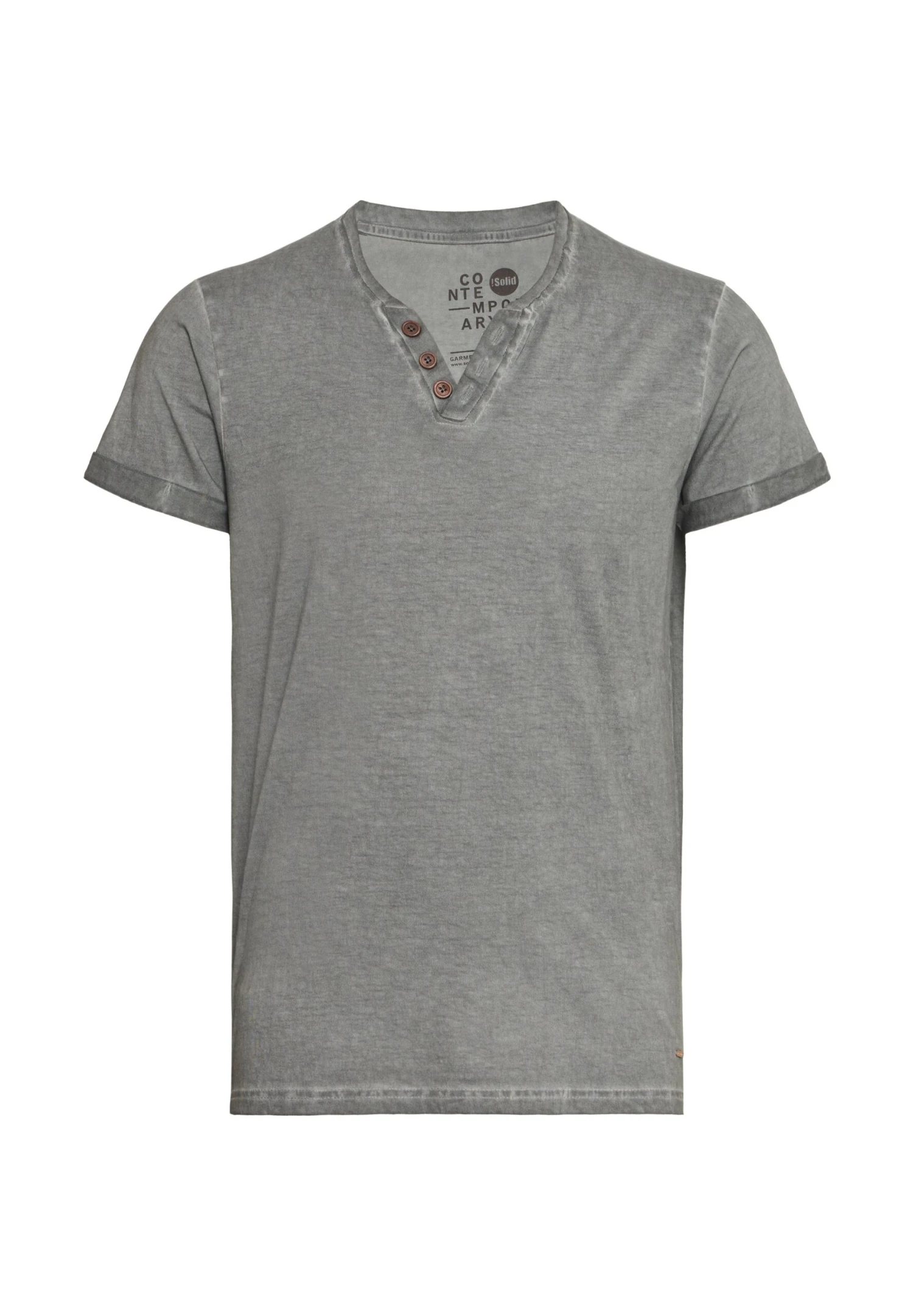 Solid SDTino - Basic T-shirt - Grey 7 Solid SDTino - Basic T-shirt - Grey - Image 7