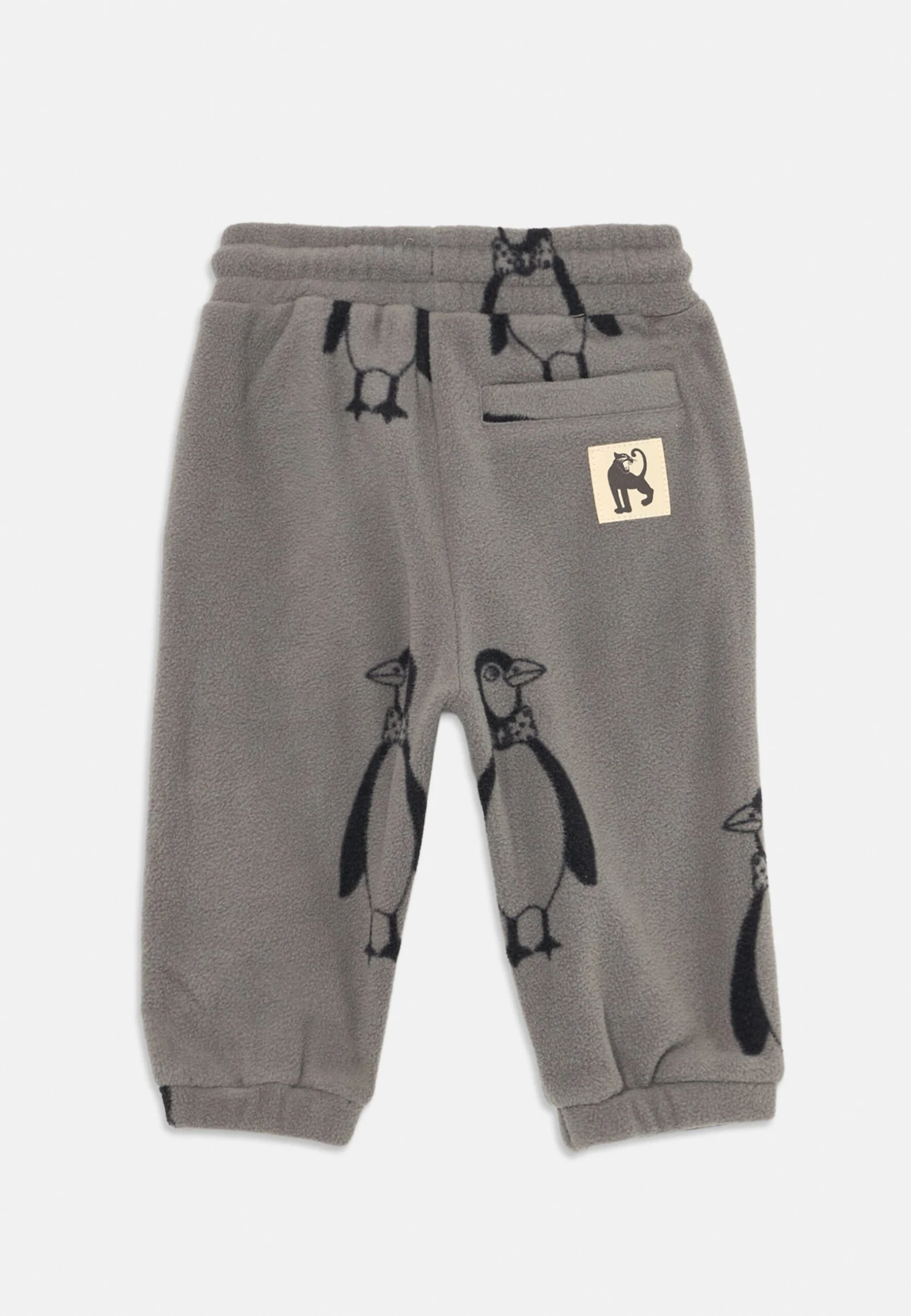 Mini Rodini PENGUIN TROUSERS UNISEX - Tracksuit Bottoms - Grey 2 Mini Rodini PENGUIN TROUSERS UNISEX - Tracksuit Bottoms - Grey - Image 2