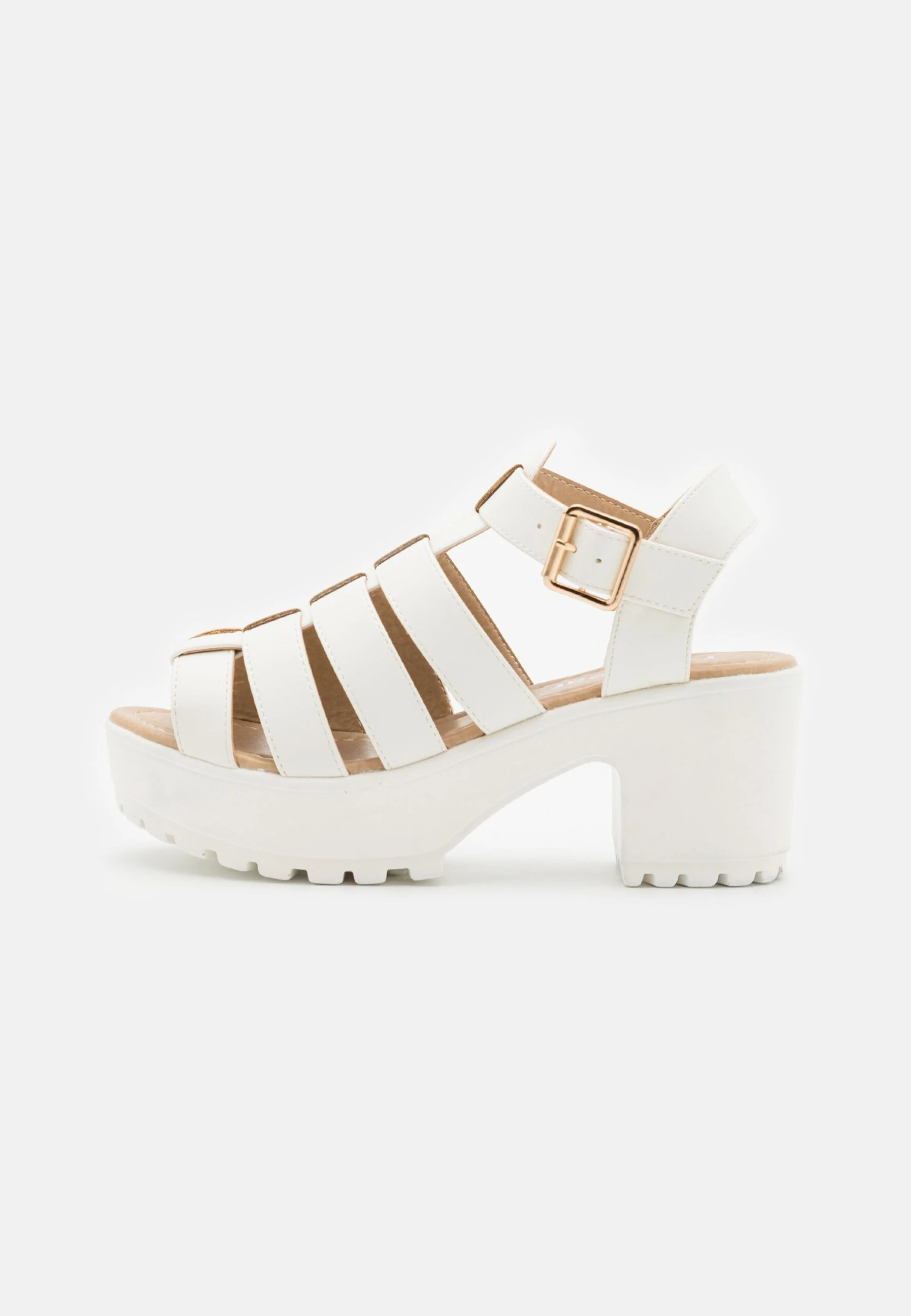 KOI FOOTWEAR Sii Strappy Sandals - Platform Sandals - White 2 KOI FOOTWEAR Sii Strappy Sandals - Platform Sandals - White - Image 2
