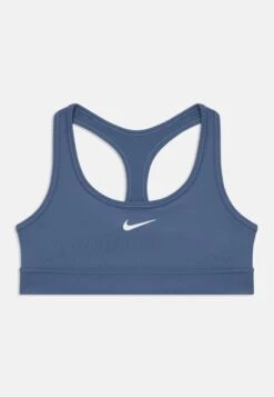 Nike Performance DRY FIT BRA - Sports Bra - World Indigo/white) -Zalando UK-Outlet 564d16303caf4f11b94775fe844765bf