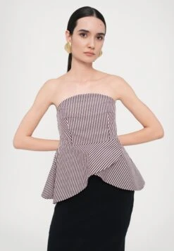 VOLANS STRIPED PETAL - Top - Plum Stripe -Zalando UK-Outlet 56f7d67e9d4f488a8a917cdea1d7c216