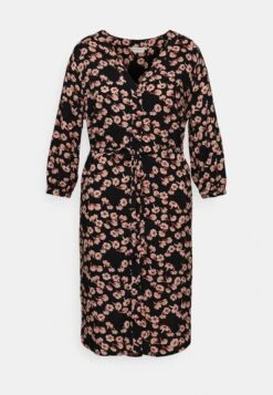 ONLY CARMAKOMA Caranita Denizia 3/4 Blk Drs Aop - Day Dress -Zalando UK-Outlet 58ac6e98953d44a6b5e56701cf433fbe