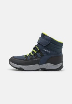 Geox Sentiero Boy Abx - Winter Boots - Navy/Lime