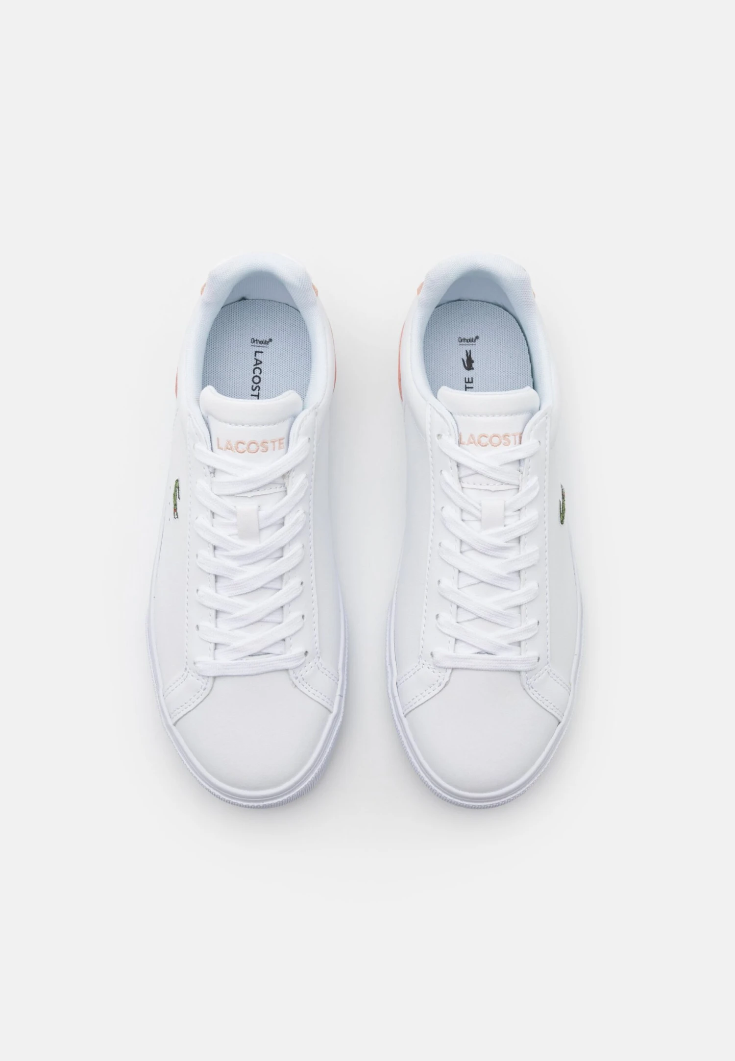 Lacoste Lerond Pro- Trainers - White/Light Pink 6 Lacoste Lerond Pro- Trainers - White/Light Pink - Image 6