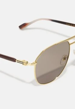 Gucci Unisex - Sunglasses - Gold-Coloured/Brown -Zalando UK-Outlet 5a6b94cabff54869a61455cedec120a3
