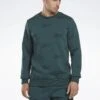 Reebok Ri Aop Crew - Sweatshirt - Forest Green
