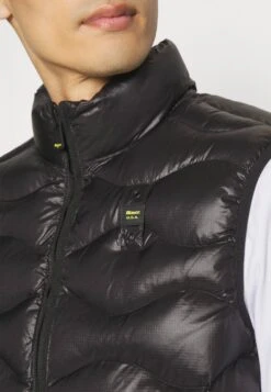 Blauer Basic Roll Stitching - Waistcoat - Black -Zalando UK-Outlet 5b3de412eaec4e778fe602aac7407238