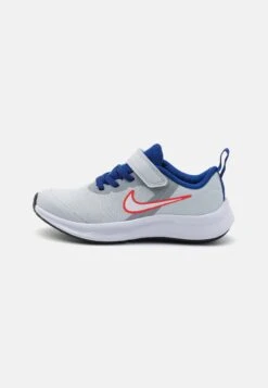 Nike Performance Star Runner 3 Unisex - Neutral Running Shoes - Pure Platinum/White/Light Crimson/Deep Royal Blue
