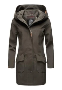 Marikoo MAYLEEN - Waterproof Jacket - Dark Grey
