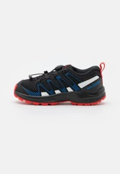 Salomon Xa Pro V8 Unisex - Hiking Shoes - Black/Lapis Blue/Fiery Red