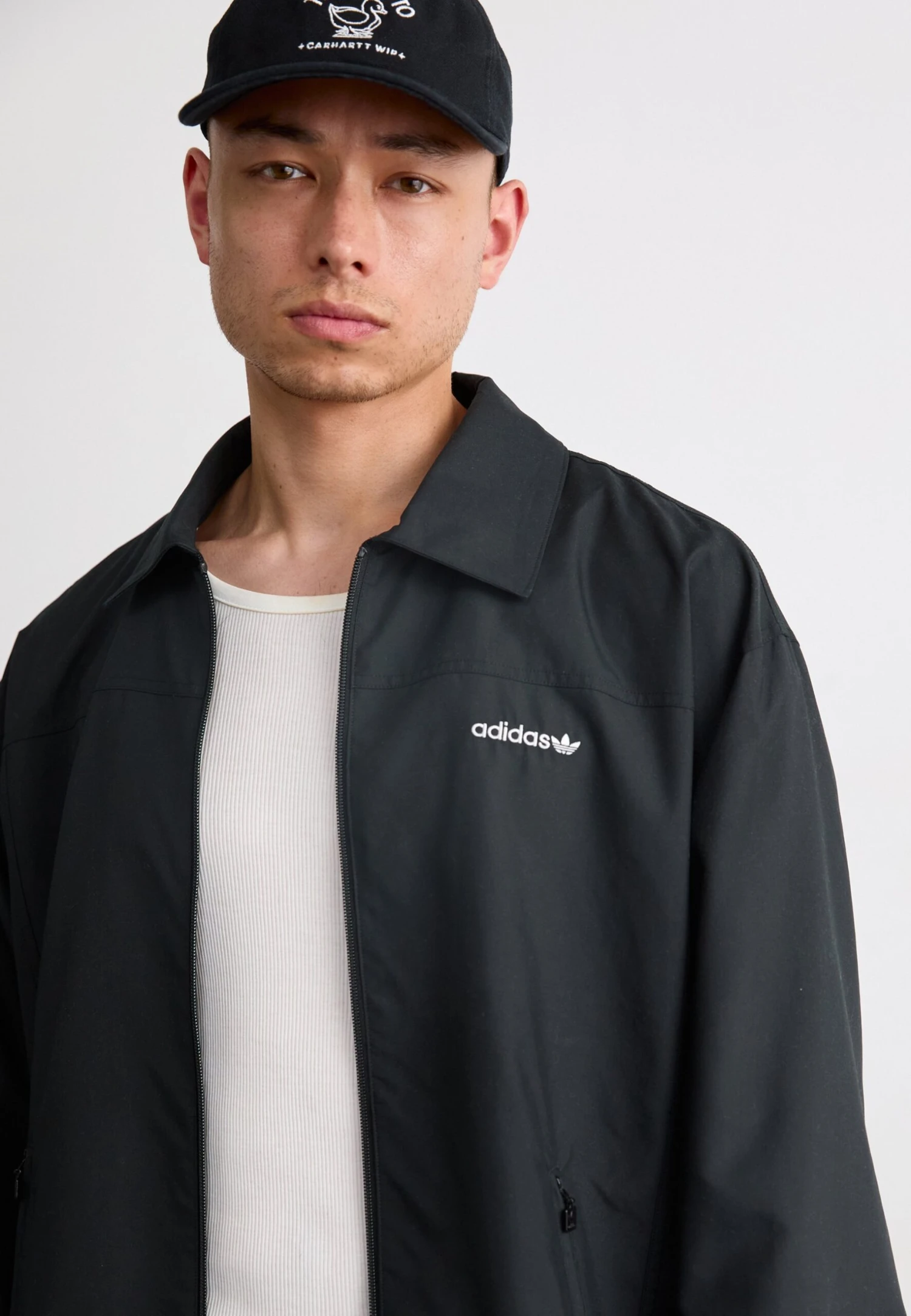 Adidas Originals BRUSHED - Summer Jacket - Black 4 Adidas Originals BRUSHED - Summer Jacket - Black - Image 4
