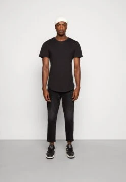 Only & Sons Onsmatt Longy Tee 3 Pack - Basic T-Shirt - White/Grey/Black