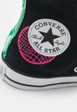 Converse Chuck Taylor All Star Unisex - High-Top Trainers - Black/Green/Prime Pink -Zalando UK-Outlet 60282f8d5dae49368ec3da303c234cef