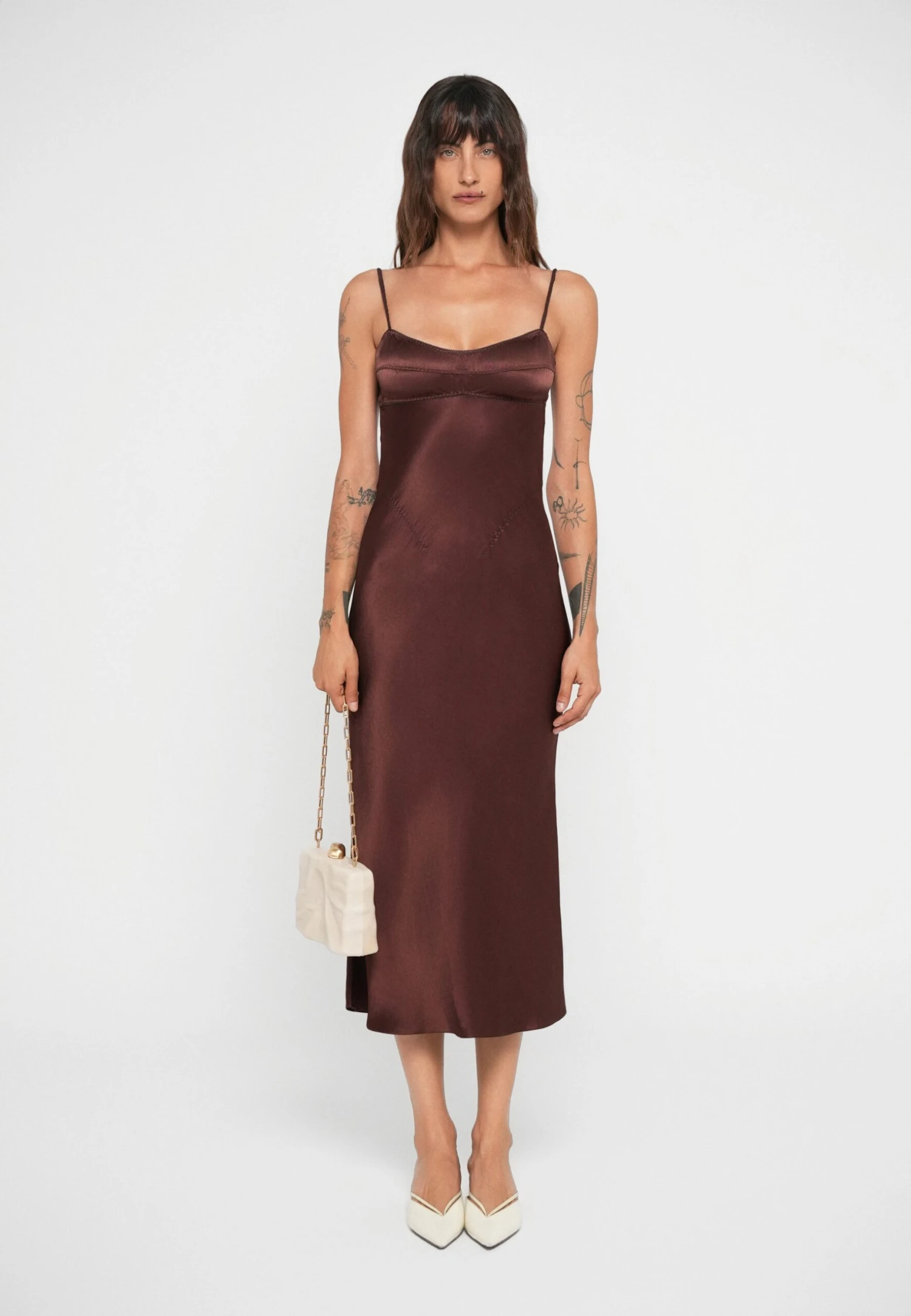 Cult Gaia FLYN CLUTCH - Clutch - Travertine 2 Cult Gaia FLYN CLUTCH - Clutch - Travertine - Image 2