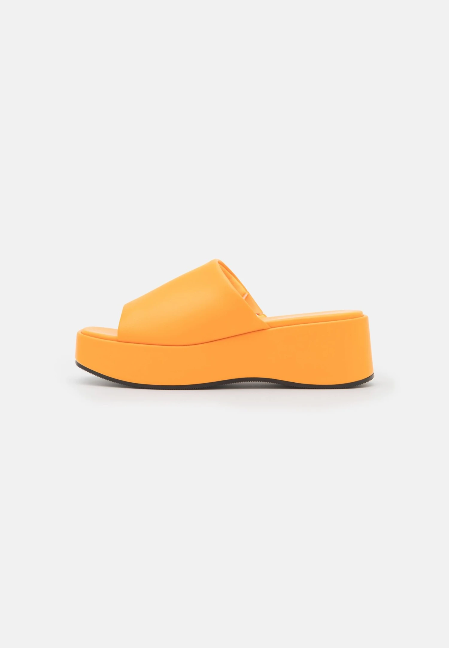 Monki Heeled Mules - Orange 2 Monki Heeled Mules - Orange - Image 2