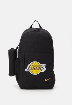 Nike Performance LOS ANGELES LAKERS NBA ELEMENTAL BACKPACK 20L UNISEX - Rucksack - Black