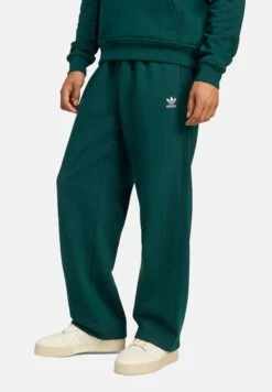Adidas Originals ESS OPEN LOOSE - Tracksuit Bottoms - Aurora Ivy