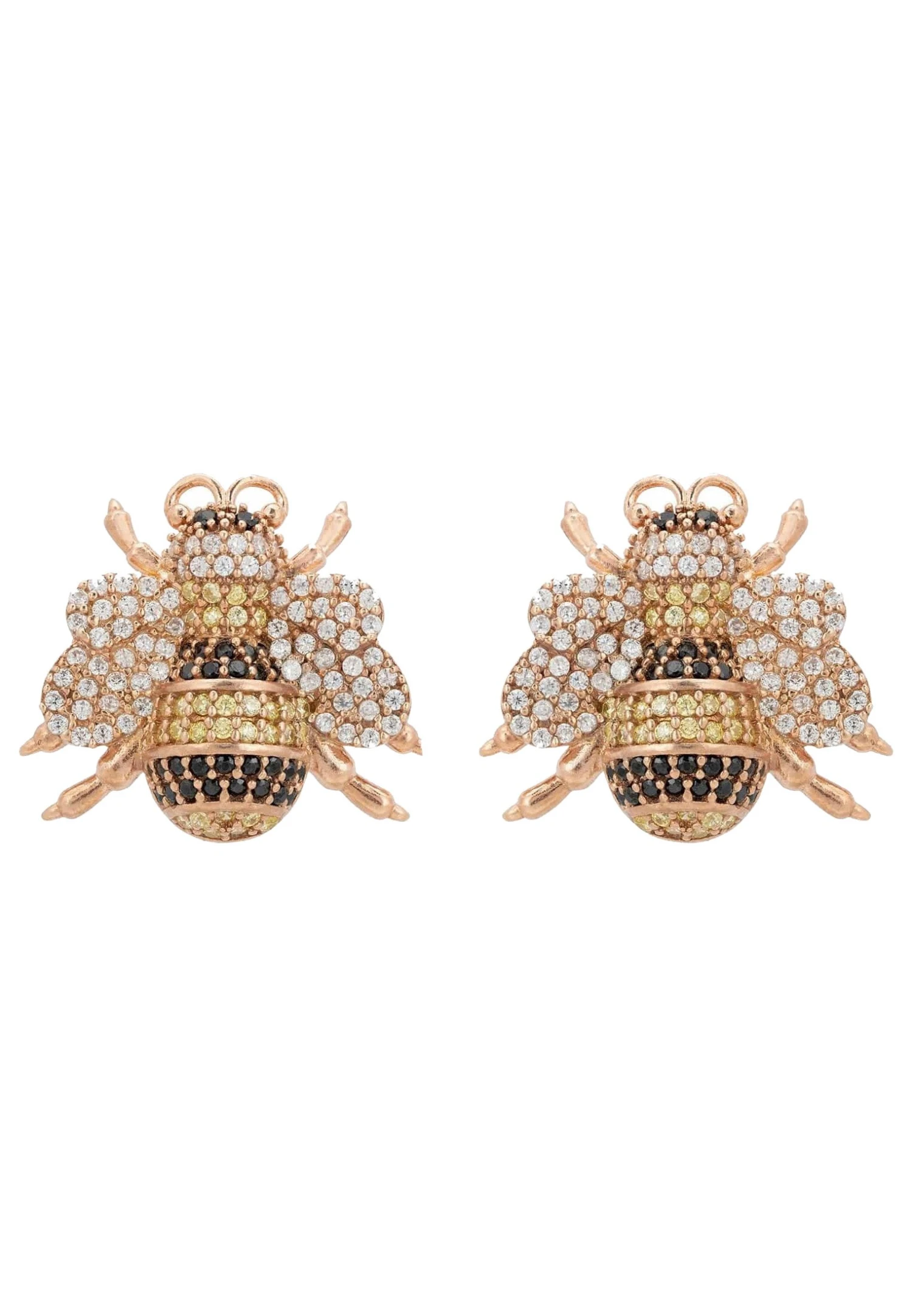 Latelita Bumble Bee - Earrings - Black 2 Latelita Bumble Bee - Earrings - Black - Image 2