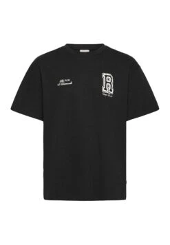 Solid SDROWDY - Print T-shirt - True Black -Zalando UK-Outlet 617f4ec8cf4f4efc9d04f8143763be79