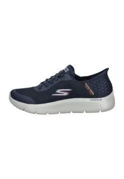 Skechers Trainers - Navy And Grey Textile/synthetic