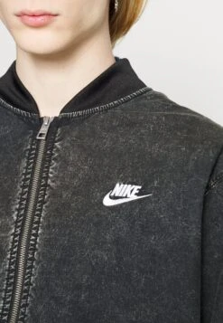 Nike Sportswear Club - Bomber Jacket - Black/White -Zalando UK-Outlet 638986f7460d4e6684c20220011c2172