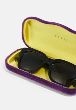 Gucci Sunglasses - Black/Green -Zalando UK-Outlet 63e8c50f74ee484b9c47f599de3f86b1