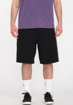 Volcom BILLOW - Denim Shorts - Black