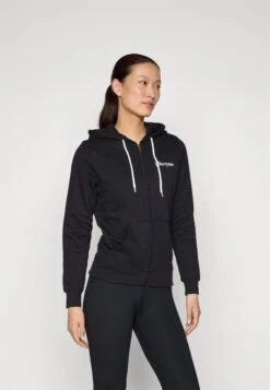 Champion GRAPHIC FULL ZIP HOODIE - Zip-up Sweatshirt - Black