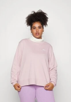 Nike Sportswear Club Crew - Sweatshirt - Pink Oxford/White