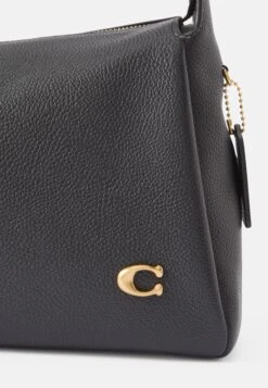 Coach POLISHED PEBBLE LOLA SHOULDER BAG - Handbag - Black -Zalando UK-Outlet 664cd64f4ce1433fb113e386e4373e80