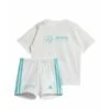 Adidas Originals MERCEDES - AMG PETRONAS FORMULA ONE TEAM - Tracksuit Bottoms - White Semi Mint Rush