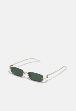 Gucci Unisex - Sunglasses - Gold-Coloured/Green