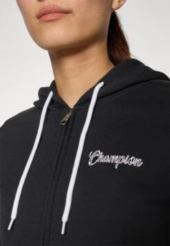 Champion GRAPHIC FULL ZIP HOODIE - Zip-up Sweatshirt - Black -Zalando UK-Outlet 69cadd5904cb4c5d9e0ed505980fbb18