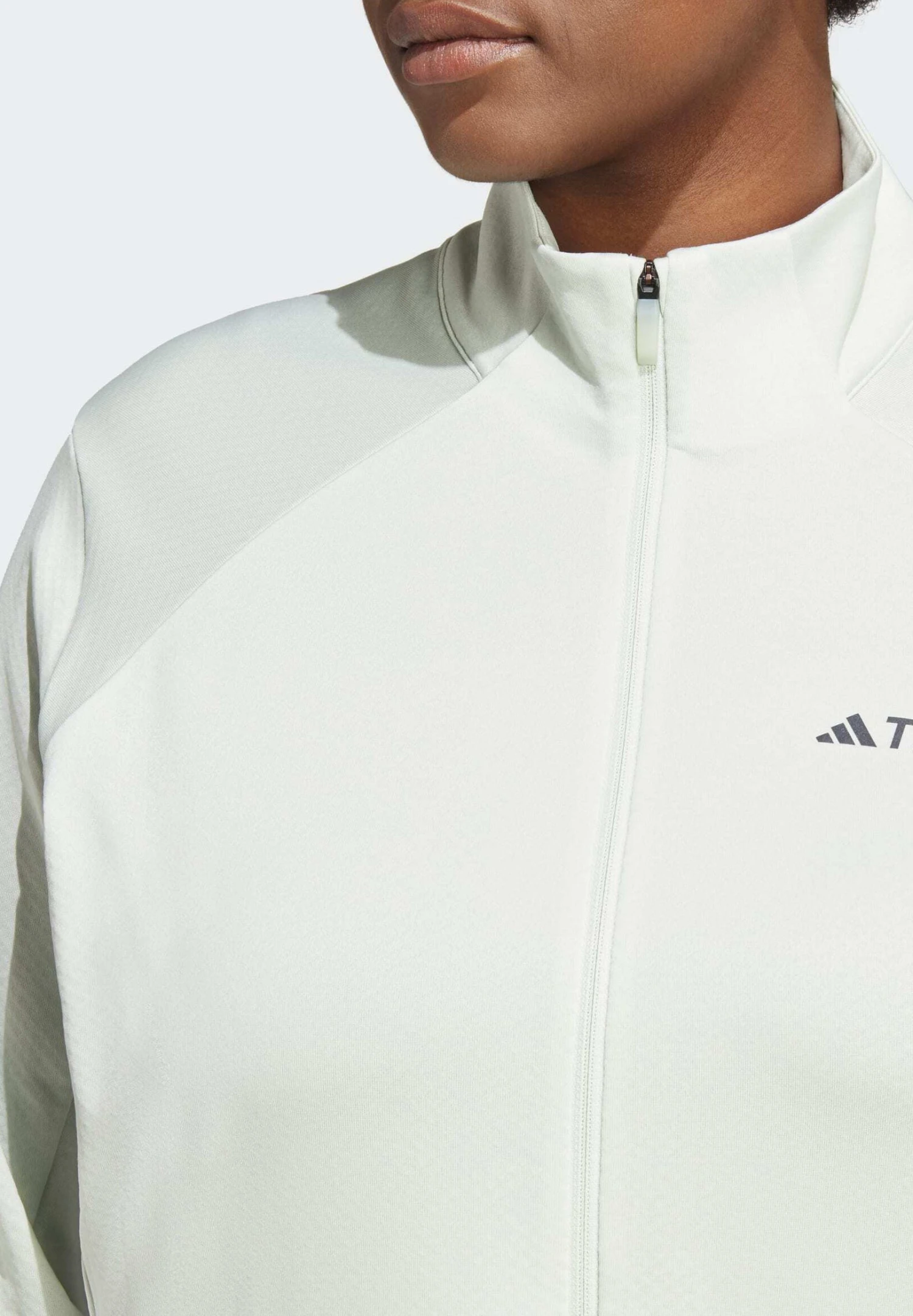 ADIDAS PERFORMANCE W Mt Fz Flee Pl - Training Jacket - Linen Green 2 ADIDAS PERFORMANCE W Mt Fz Flee Pl - Training Jacket - Linen Green - Image 2