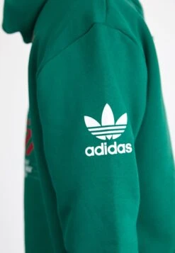 Adidas Originals GRAPHIC - Hoodie - Collegiate Green -Zalando UK-Outlet 6c1cd944d4a94fd5aca6e574971ed953