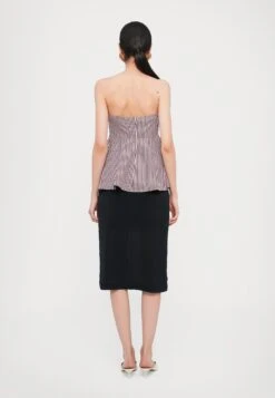 VOLANS STRIPED PETAL - Top - Plum Stripe -Zalando UK-Outlet 6ca299ba7044492ba81f3c6b8ba0cd67