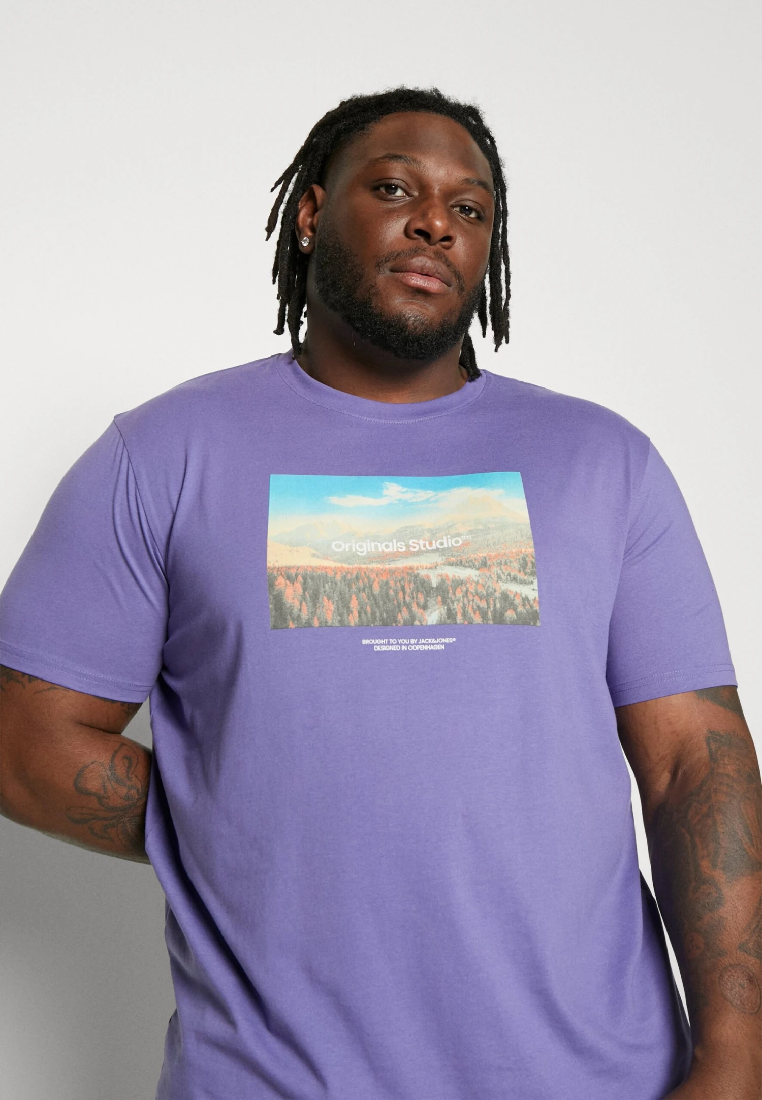 Jack & Jones Jorvesterbro Photo SsCrew Nec Pls - Print T-Shirt - Twilight Purple 4 Jack & Jones Jorvesterbro Photo SsCrew Nec Pls - Print T-Shirt - Twilight Purple - Image 4