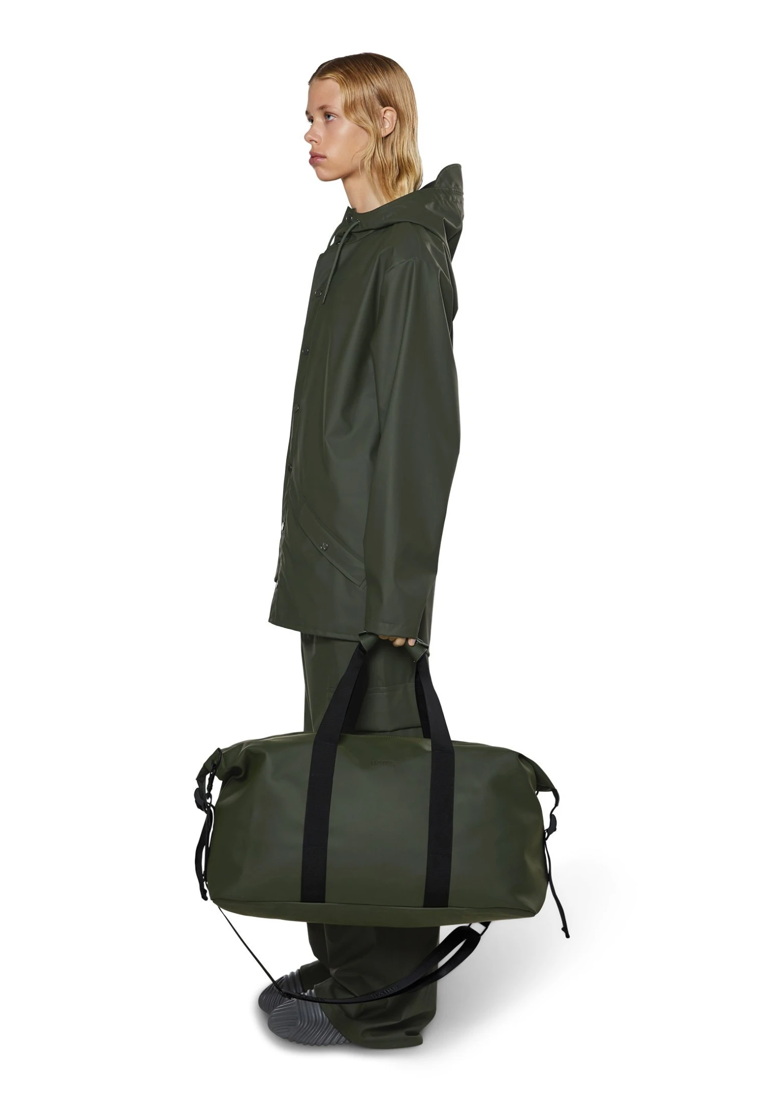 Rains Weekend Bag Unisex - Weekend Bag - Green 2 Rains Weekend Bag Unisex - Weekend Bag - Green - Image 2