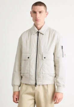 Boss OKING - Bomber Jacket - Light Beige