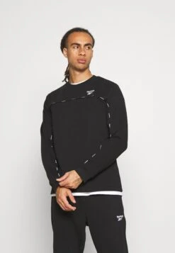 Reebok Piping Jogger - Tracksuit Bottoms - Black -Zalando UK-Outlet 6fc49d351bb74527b7e3cce2fd80cd86